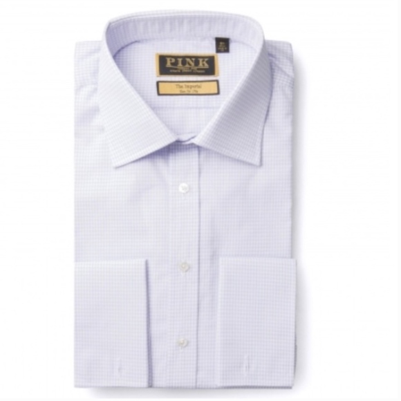 Thomas Pink Other - Thomas Pink Lilac Grid Dress Shirt